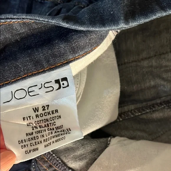 Joe's Jeans Blue Flare Wide Leg Denim - Picture 3 of 5